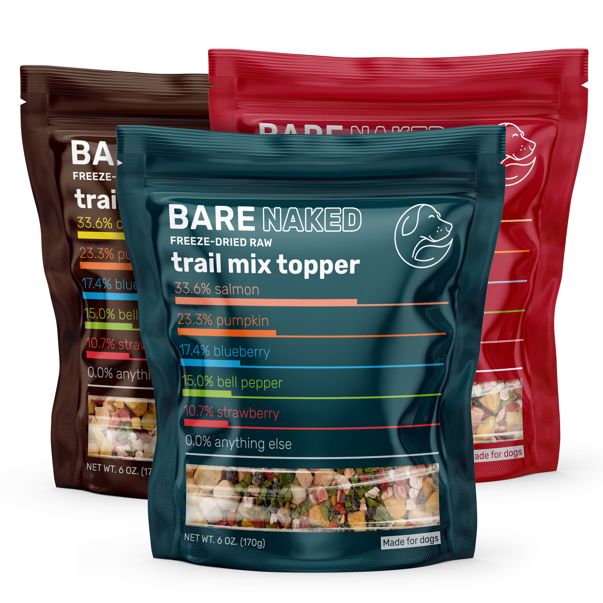 3-Pack of 6oz Salmon, Beef, & Chicken Mixers